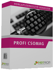 netprofi profi honlapkészítő csomag