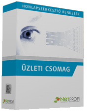 netprofi üzleti honlapkészítő csomag